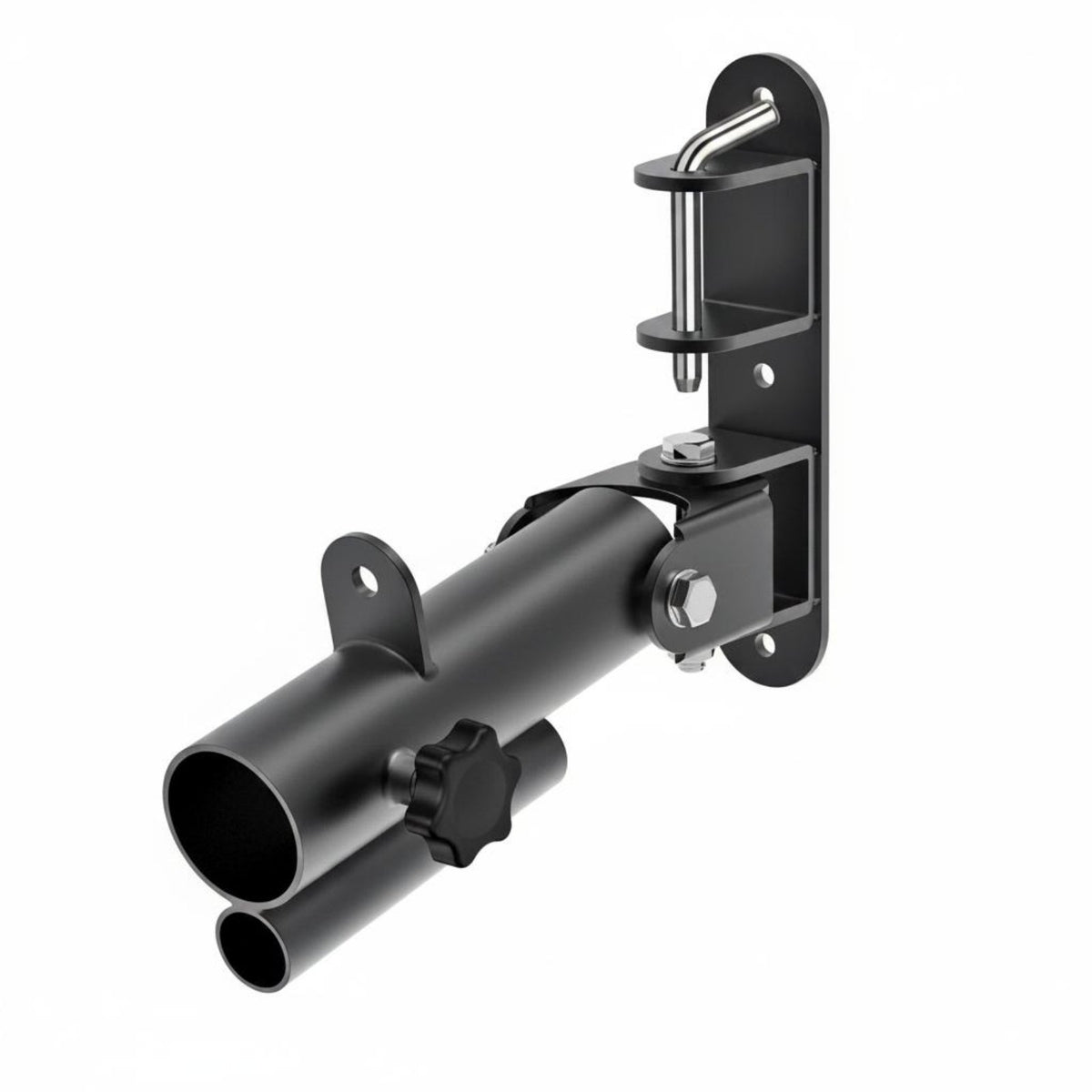 360 Degree Barbell Holder Multi Wall-Mounted Mounted Barbell Swivel Space Saving Angled Bar Row Attachment for Weightlifters