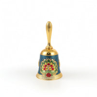 Decorative Hand-Rung Bell Vintage Metal Bell with Handle Polished Traditional for Elderly
