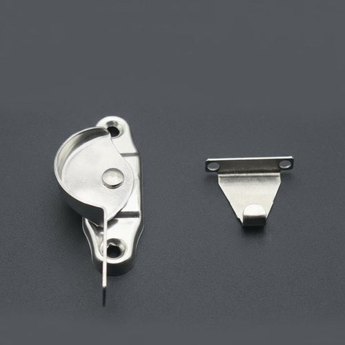 Thickened Stainless Steel Glazing Lock, Security Sash Lock, Sliding Glazing Lock, kid protection, Easy to Install, Home Security
