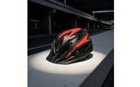 Streamlined Helmet with Removable Visor Ventilated Cycling Helmet with Visor Adjustable Shock-Absorbing for Commuters