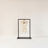 Metal Frame with Marble Insert Modern Frame with Hanging Ornament Minimalist Tabletop Decor Piece for Entryway