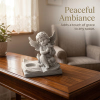 European Style Resin Angel Candle Holder