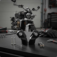 22mm Handlebar Riser Aluminum Alloy Handlebar Clamp Riser Raises Handlebars for Motorcycle 3   Riders