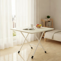 Space-Saving Square Folding Table Compact Foldable Table Portable Non-Slip for Small Apartment