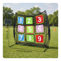 Disc Throw Target Net Lightweight Sports Training Gear Indoor and Outdoor Use