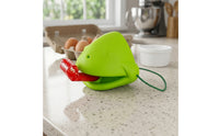 Safe Frog Toy with Elastic Loop Stretchy Plastic Frog Toy Playful Game Piece Interactive for Children