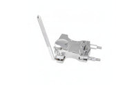 Drum Tom Clamp with L-Rod Adjustable L-Rod Tom Mount Easy to Install Percussion Mounting Bracket for Stage