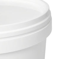 10L PP Bucket Lid, Heavy Duty Paint Storage Pail, Heavy Duty Bucket for Paint, L #variant:Off-white