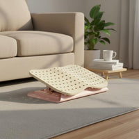 Adjustable Foot Stool Non-Slip Surface Under Desk Footrest Easy to Clean