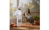 Inflatable Inflatable Ghost Spooky Inflatable Ghost with Pumpkin Freestanding Outdoor for Indoor