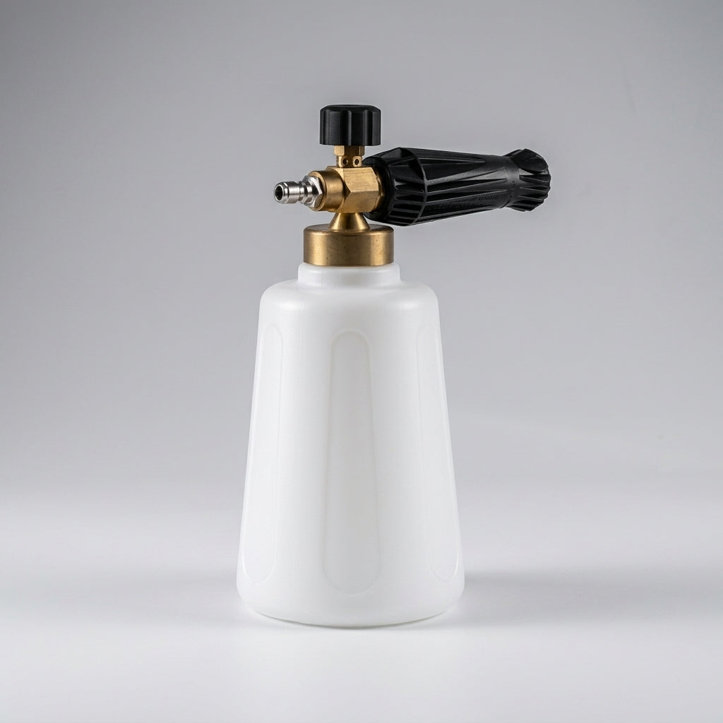 Car Cleaning Pressure Washer Attachment for a Professional Car Wash, Adjustable Car Foam Sprayer with Brass Nozzle, Foam Lance, Quick Connector