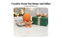 Great Gift Idea Sitting Golf Ball Man Unique Design 3D Printed Golf Figure for Golfers, Collectors, Shelf Decor, Office, Home