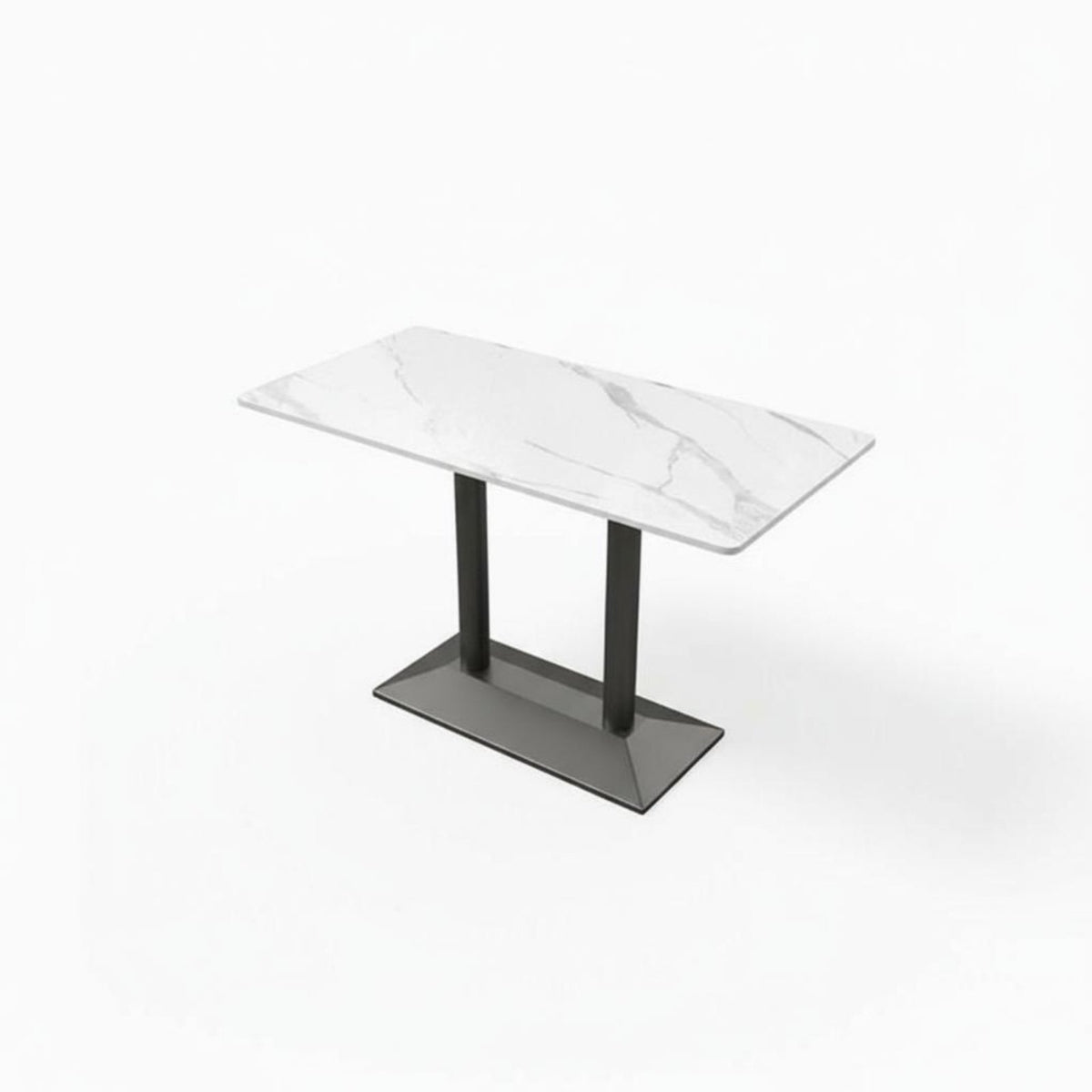 Cafeteria Table and Chair Combo Long-Lasting Table Surface Business Furniture Easy to Clean Stackable Chairs for Employees