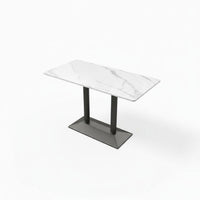 Cafeteria Table and Chair Combo Long-Lasting Table Surface Business Furniture Easy to Clean Stackable Chairs for Employees