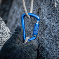 Automatic Locking Climbing Carabiner for Outdoor Climbing and Heavy-Duty Use