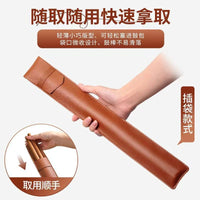 架子鼓皮革鼓棒袋鼓槌袋两支装插袋鼓棒包袋便携击打乐器收纳包袋