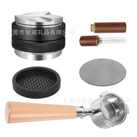 Double-Head Stainless Steel Coffee Tamper and Distributor Set