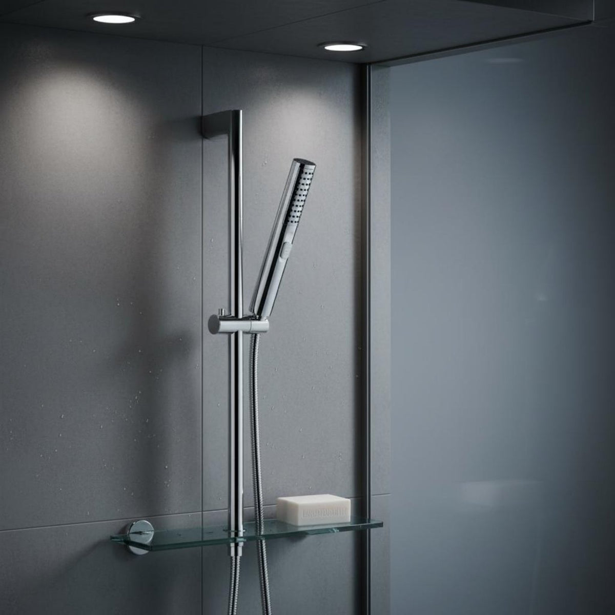Handheld Shower Fixture Easy Installation Shower Fixture SPA-Like Experience Washroom Fixture