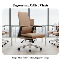 Ergonomic Rolling Seat Height Adjustable Highspine Support Rotating Chair Extended-Use Comfort sturdyDuty Base for Managerials