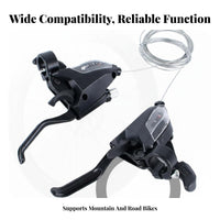Push-Button Gear Selector Set Precise Change Gears Ing Mountain Bike Gear Levers 21-Gear System Selector Gear Selector Set Good