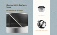 Double-sided stainless steel hot pot