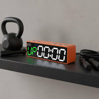 Digital Interval Training Timer Countdown & Count-up Function Stick-on Interval