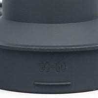 High Temperature Resistance 60 to 90 Adapter Heat-Resistant 90-60 Pipe Connector Sealing Function Fuel-Powered Heater Duct Reducer Easy Fit