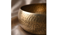 Hammered Metal Bowl Textured Bowl with Hammered Finish Shallow for Tabletop, Entryway Table, Living Room