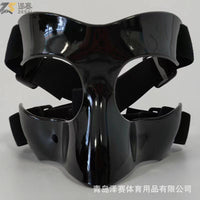 批发成人儿童青少年篮球面罩护鼻护脸术后鼻防护运动防磕碰黑面罩