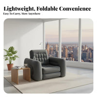 Transformable Pull-extendable Couch Portable Pull-extendable Sleeper Sofa Foldable for Families