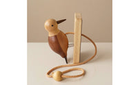 Wooden Door Chime Rustic Bird Door Chime Handcrafted Bird Ornament for Nature Lovers, Homeowners, Entryway, Porch