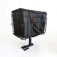 Cycle Basket with Mounting Base Heavy Duty for Commuting, Commuters