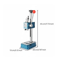 Manual Punch Press Compact Precision Press Easy Operation for Craft Makers