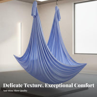 4 Meters Slightly Stretchy Suspended Fitness Sling Long-Lasting Material Anti-Weightlessness Fitness Swing Stretchable for Beginners
