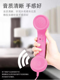 Type-c直插手机听筒话筒耳机复古电话式受话手柄听筒 C口外接话筒