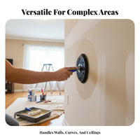 Automatic Sanding Pad 360-Degree Rotation Head Drywall Sanding Tool Handheld Drywall Sander Versatile Manual Hand Sander