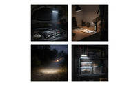 Compact Portable Rechargeable LED Work Light Handshands-off Rechargeable LED Work Light Adjustable Flashlight Lightweight for Mechanics