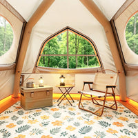 Quick Setup Inflatable Tent with Awning Waterproof Inflatable Cabin Tent Rainproof Ventilated for Families