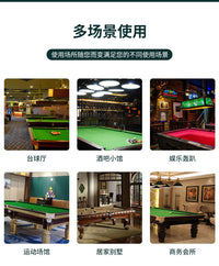 Solid Wood Wall-Mounted Billiard Cue Rack with Roman Style