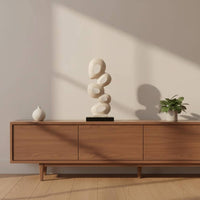 Geometric Tabletop Statue Gift Idea Abstract Loop Statue Collectible Table Ornament for Office