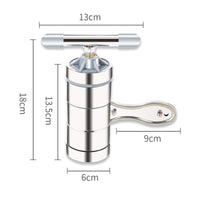 Manual Pasta Press Easy to Use Hand Crank Pasta Press Single Die Included