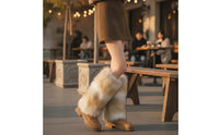Synthetic Pile Leg Warmers Soft Leg Warmers Shaggy Boot Covers for Women, Dancers, Winter, Streetwear, Festivals