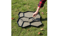 Garden Path Forming Tool Reusable Concrete Stepping Stone Template Easy To Use for Gardeners, Yard, Patio