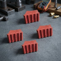 4 Pieces Ladder Foot Protector Ribbed Ladder Feet Protector Non-Slip Hardware for Home Repairs, Workshop