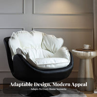 Morelaxationrn rotating Tub Chair Luxury relaxationsign Accent Seat Padrelaxationd Cushioning Ergonomic for Bedroom