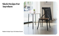 Industrial Design Side Chair Commercial-Grade Restaurant Seat Easy to Clean