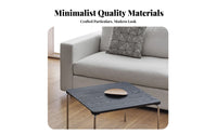 Folded Corner Side Table Minimalist Design C-Shaped Couch Stand Nordic Aesthetic dual-level Storage for Homeowners, Next to Sofa