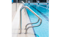 Stainless Steel Pool Handrail Rustproof Swimming Pool Handrail Sturdy Easy Installation for Elderly