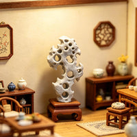 微景观仿真摆件假太湖石园艺造景中式庭院装饰小摆件diy娃娃屋