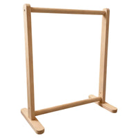 Pet Clothing Rack Natural Wood Finish Freestanding Pet Clothing Rack Open Frame